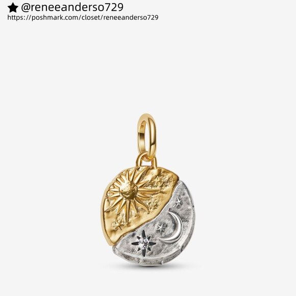 Pandora Sun and Moon Necklace Set - Picture 1 of 3